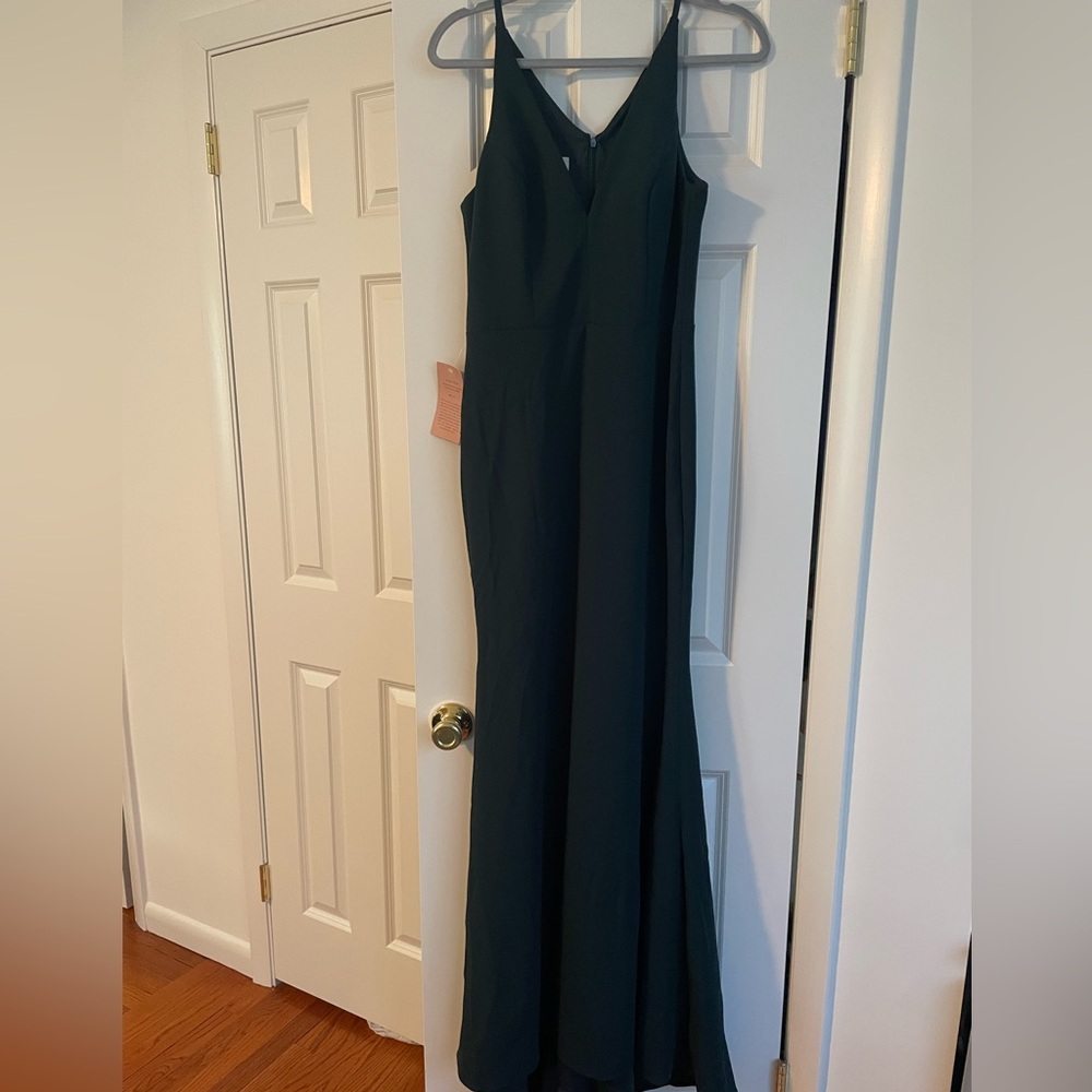 BHLDN Forest Green Maxi Dress Size 10